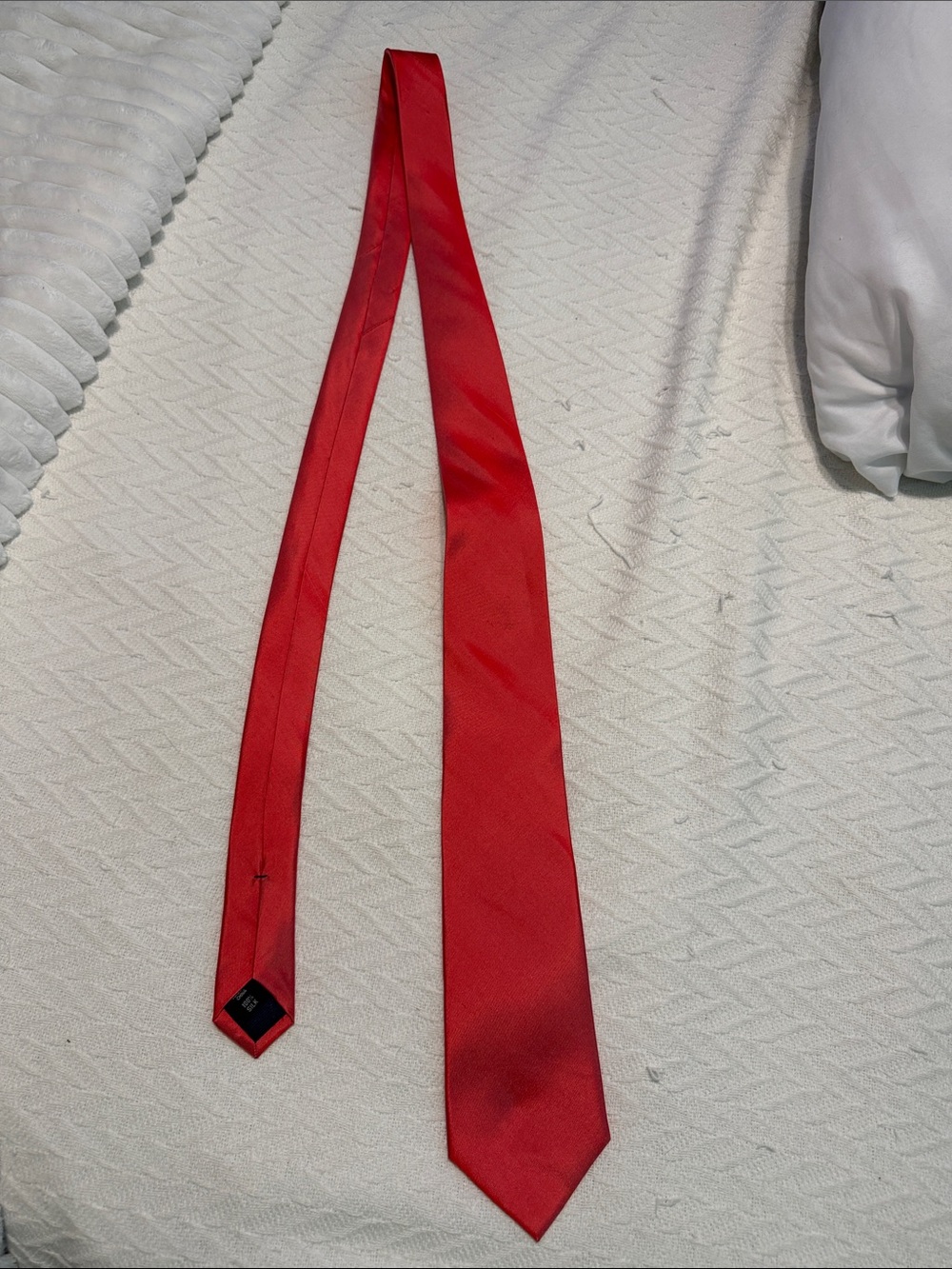 Michael Kors Solid salmon color Silk Necktie